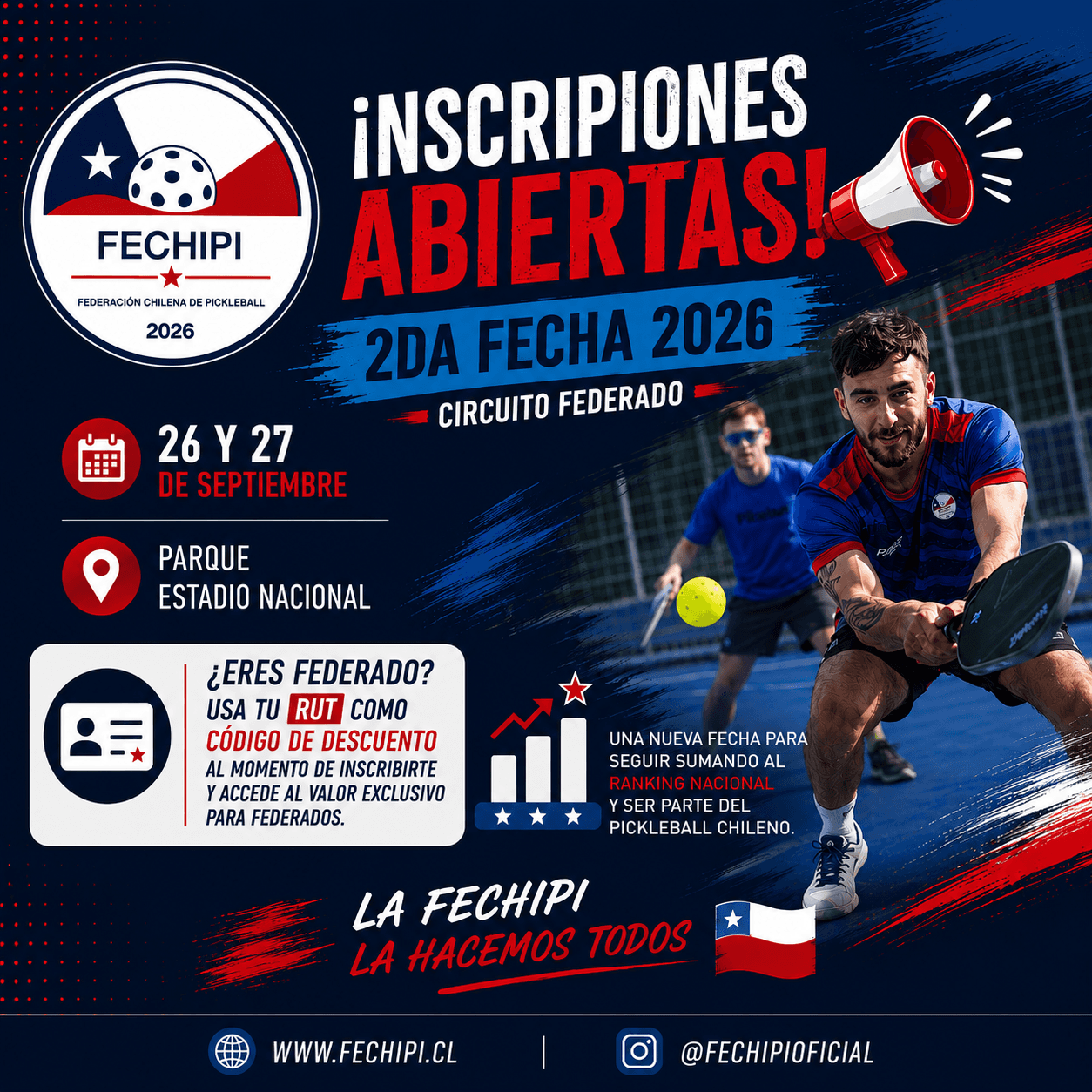 2do Torneo federado de Pickleball de Chile